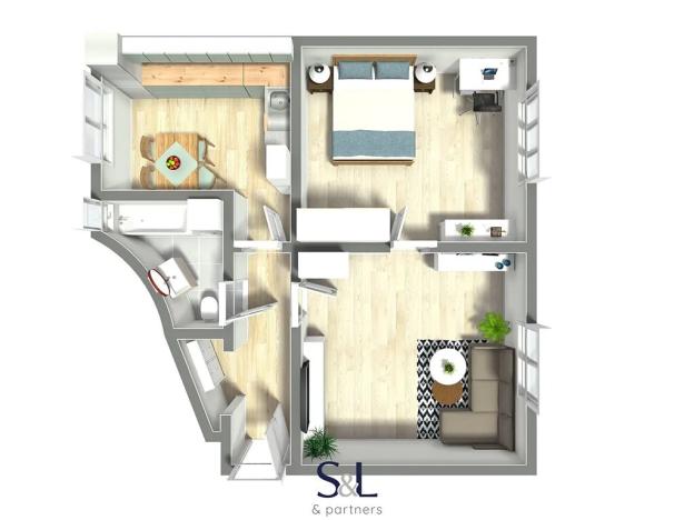 Prodej bytu 2+1, Liberec, U Sirotčince, 52 m2