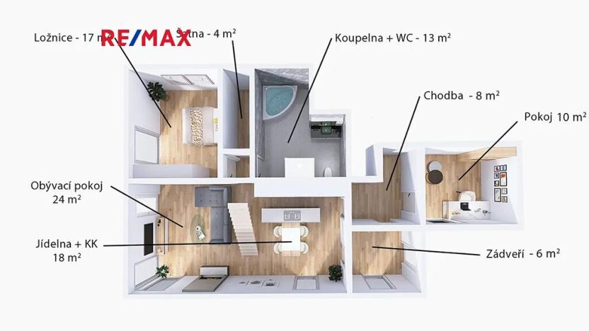 Prodej rodinného domu, Jabloňov, 154 m2