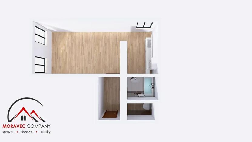 Pronájem bytu 1+1, Ostrava, Křišťanova, 44 m2