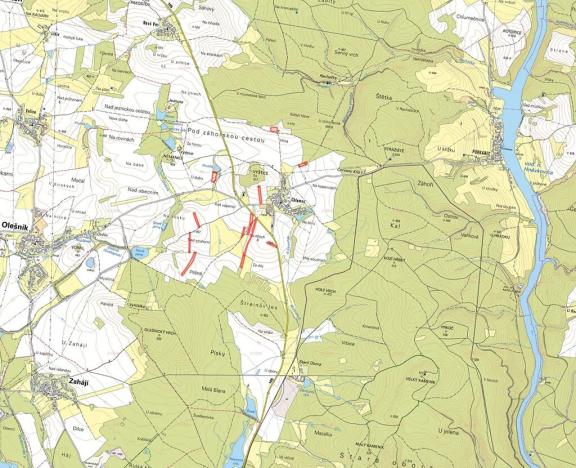 Prodej pole, Olešník, 67455 m2