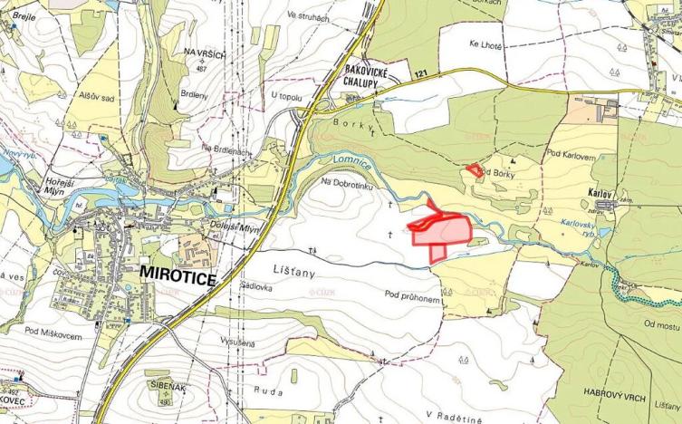 Prodej pole, Mirotice, 80693 m2