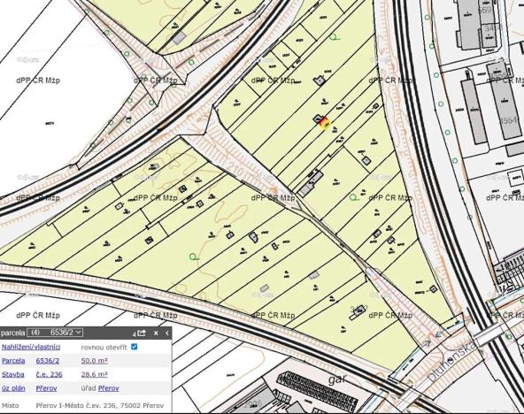 Prodej pozemku pro bydlení, Přerov, 778 m2