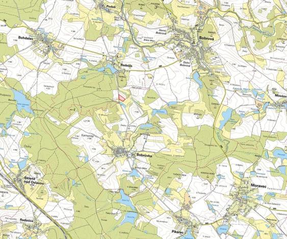 Prodej podílu pole, Radešín, 8395 m2