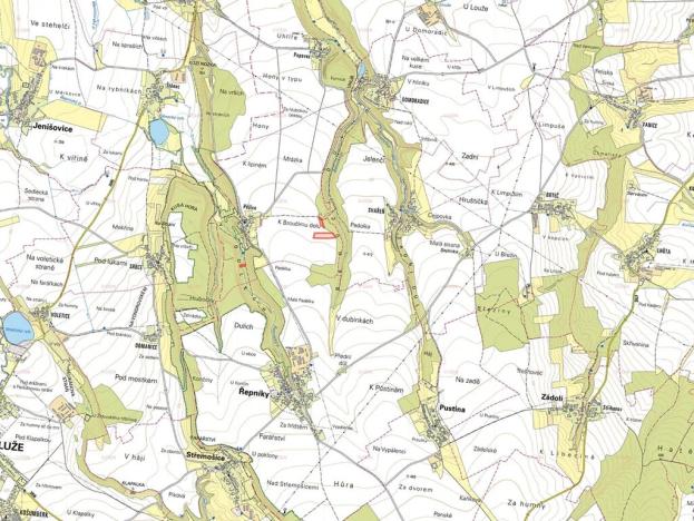 Prodej pole, Řepníky, 9827 m2