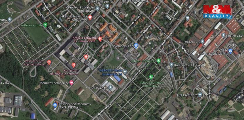 Pronájem obchodního prostoru, Chomutov, Kochova, 105 m2