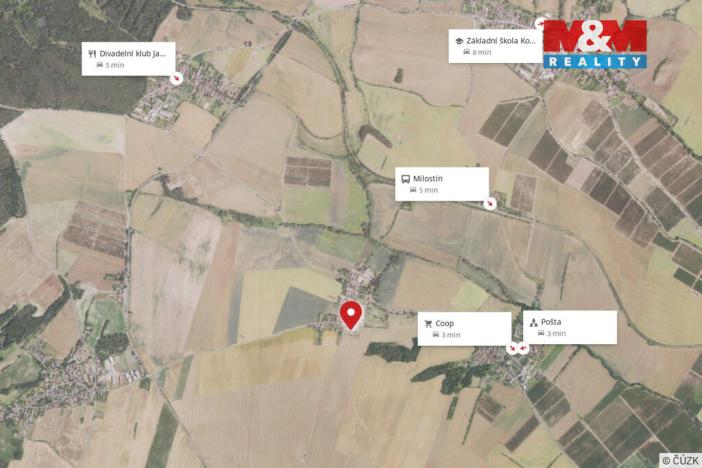 Prodej pozemku pro bydlení, Milostín, 900 m2