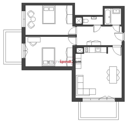 Prodej bytu 3+kk, Špindlerův Mlýn, 85 m2