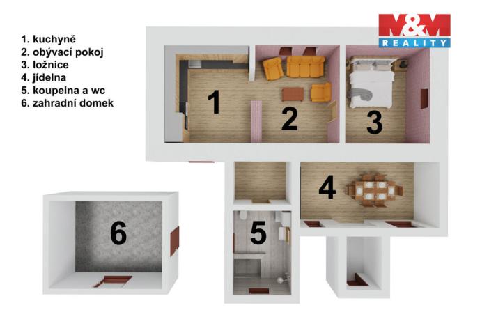 Prodej chalupy, Přeskače, 125 m2