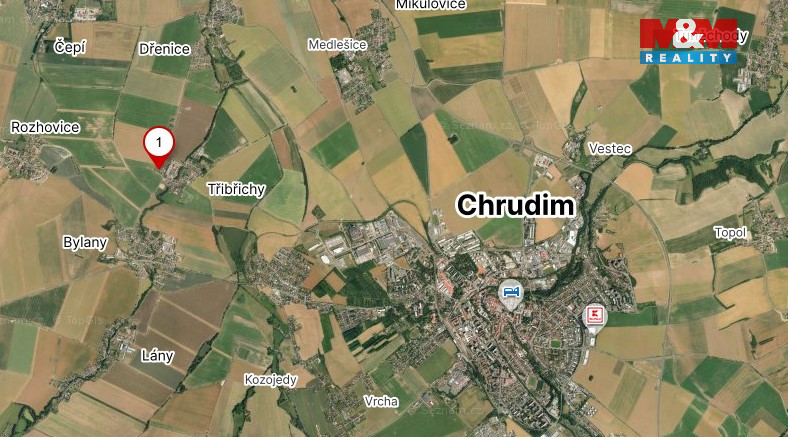 Prodej pozemku pro bydlení, Třibřichy, 933 m2