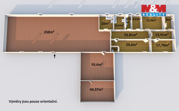 Prodej skladu, Nýřany, 556 m2
