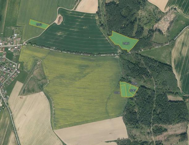 Prodej podílu lesa, Košice, 15359 m2