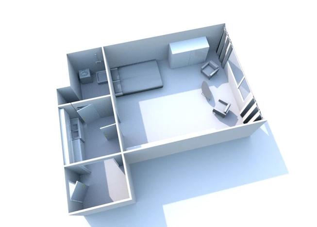 Pronájem bytu 1+kk, Praha - Liboc, Navigátorů, 20 m2