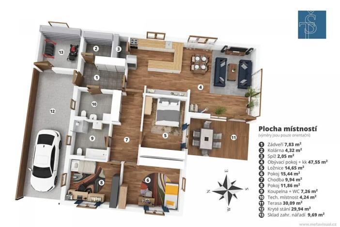 Prodej rodinného domu, Králův Dvůr, Na Vyhlídce, 195 m2