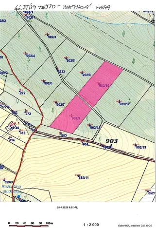 Prodej podílu lesa, Štíty, 11465 m2