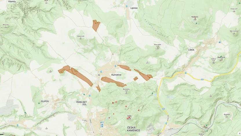 Prodej louky, Kunratice, 382633 m2