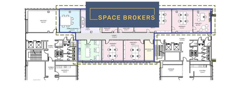 Pronájem kanceláře, Praha - Dejvice, Evropská, 280 m2