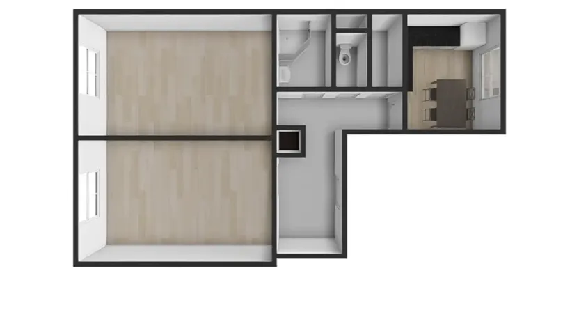 Pronájem bytu 2+1, Plzeň, Koterovská, 63 m2