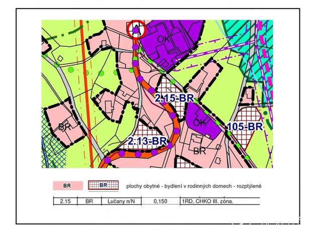 Prodej pozemku pro bydlení, Lučany nad Nisou, 1528 m2