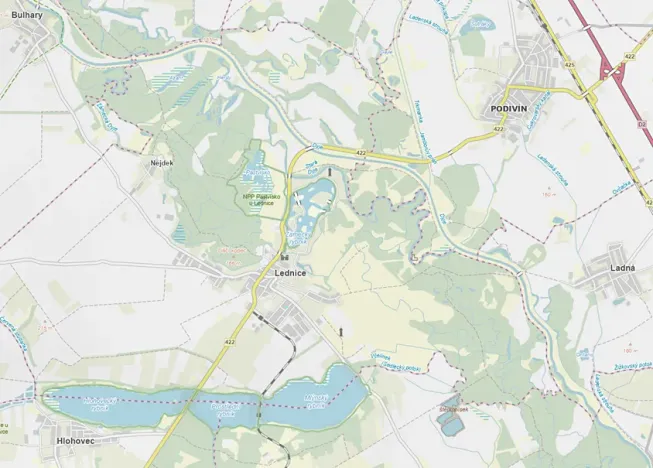 Dražba zahrady, Lednice, 310 m2