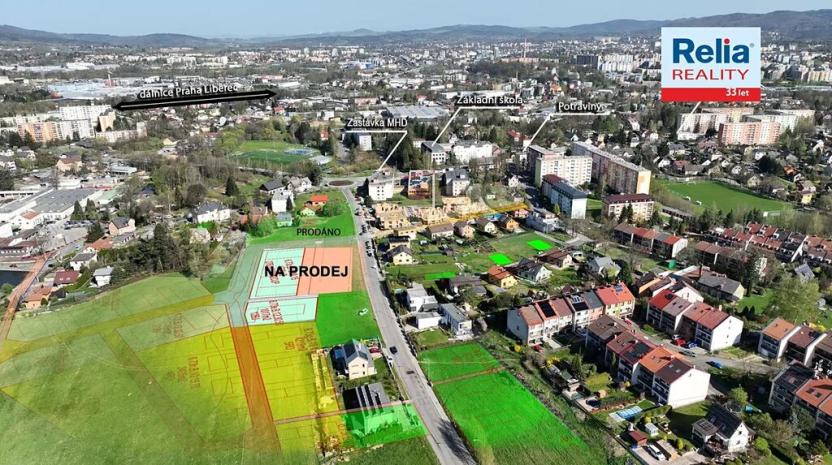 Prodej pozemku pro bydlení, Liberec, K Sportovnímu Areálu, 5000 m2