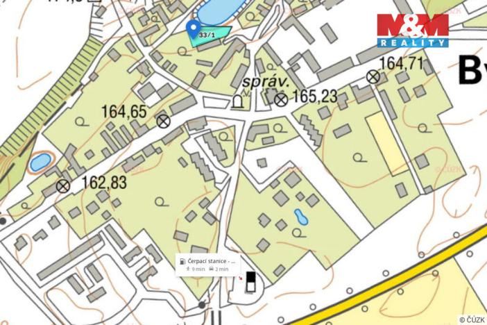 Prodej pozemku pro bydlení, Býkev, 889 m2