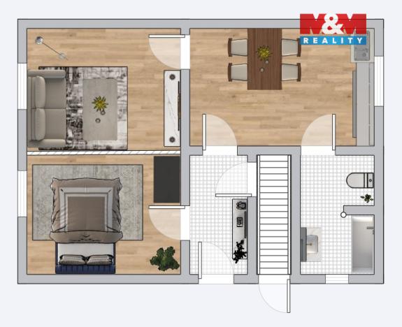 Prodej rodinného domu, Zbraslavice, 54 m2