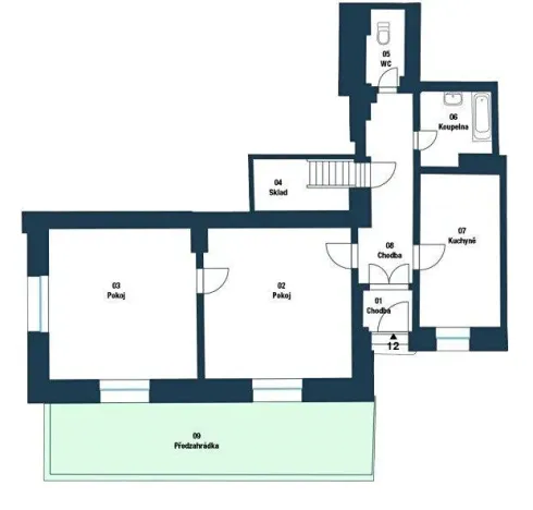 Prodej bytu 2+1, Praha - Hostivař, U Pekáren, 91 m2
