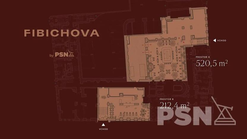 Pronájem restaurace, Praha - Žižkov, Fibichova, 733 m2