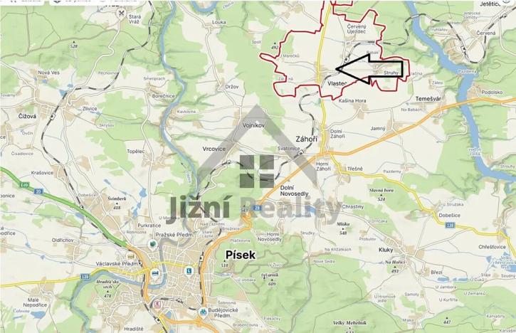 Prodej pozemku pro bydlení, Vlastec, 1043 m2