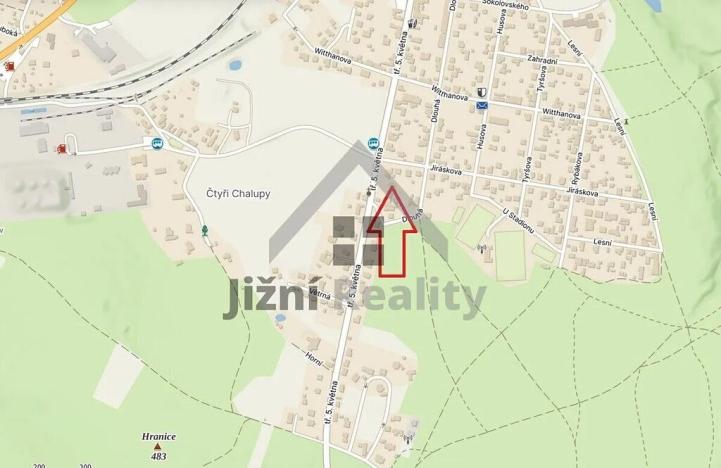 Prodej pozemku pro bydlení, Včelná, tř. 5. května, 981 m2