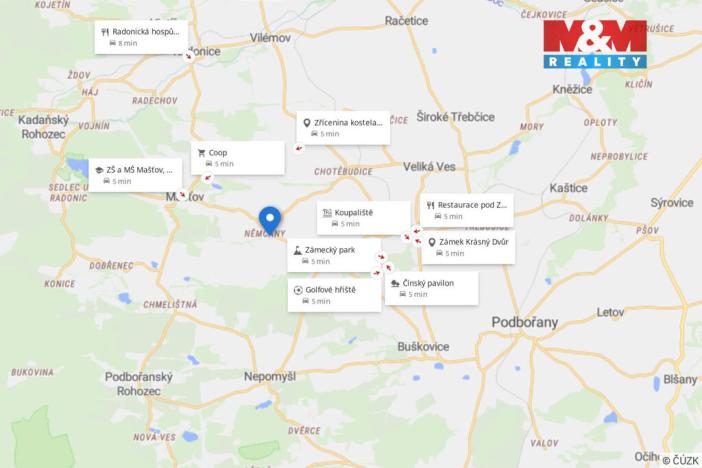 Prodej pozemku pro bydlení, Krásný Dvůr - Němčany, 841 m2