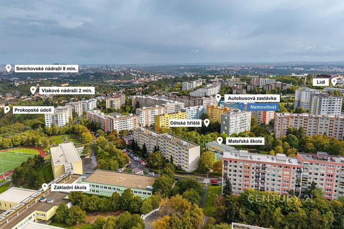 Prodej bytu 3+1, Praha - Hlubočepy, Pražského, 76 m2