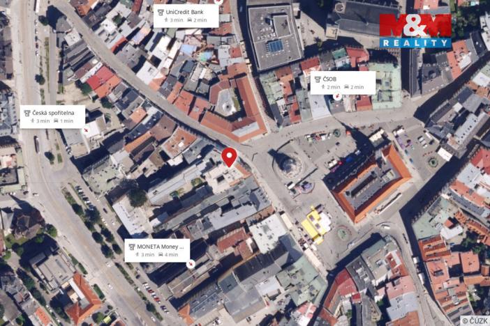 Pronájem obchodního prostoru, Olomouc, Horní náměstí, 15 m2