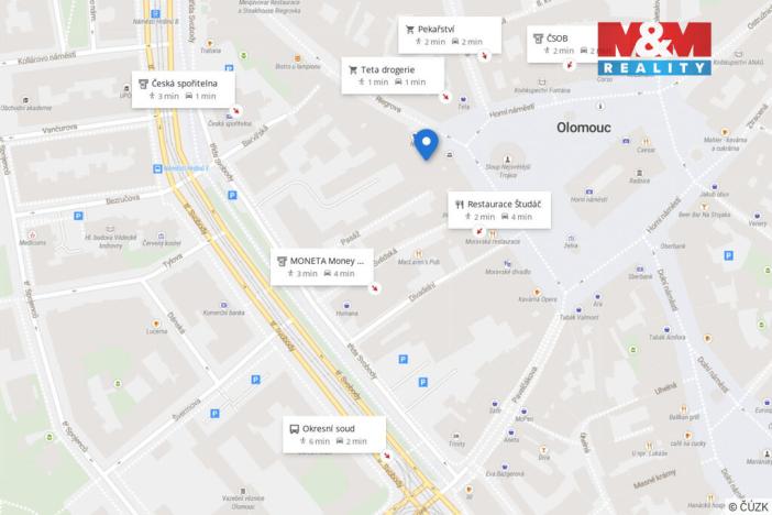 Pronájem obchodního prostoru, Olomouc, Horní náměstí, 15 m2