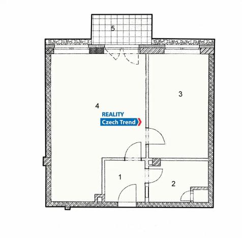 Pronájem bytu 2+kk, Olomouc, Třída Jiřího Pelikána, 59 m2