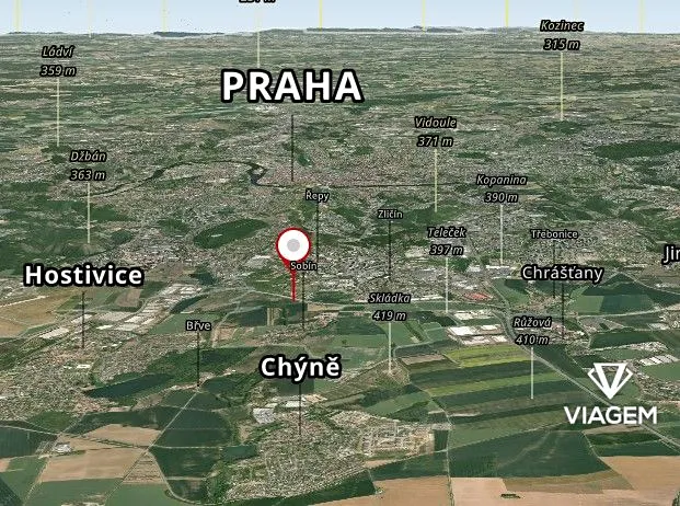 Prodej pole, Praha - Zličín, 3596 m2