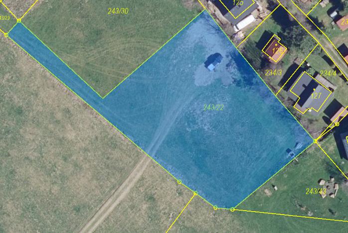 Prodej pozemku, Moldava, 2034 m2