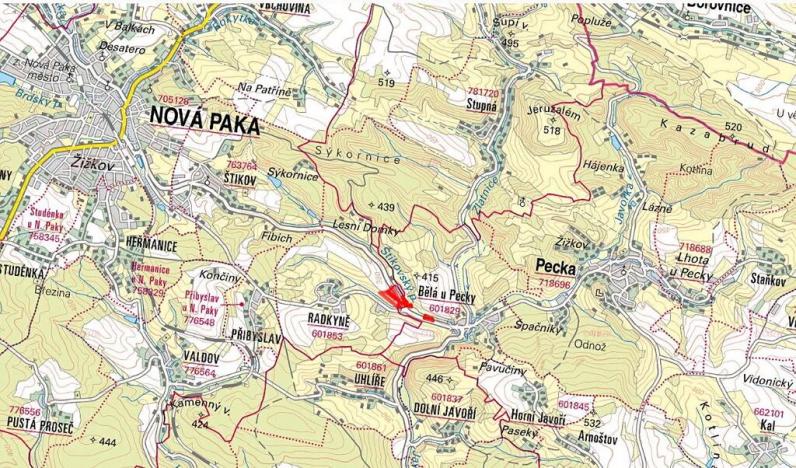 Prodej pole, Nová Paka, 30958 m2