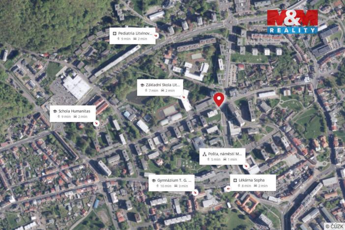 Pronájem bytu 2+1, Litvínov - Horní Litvínov, Ruská, 54 m2