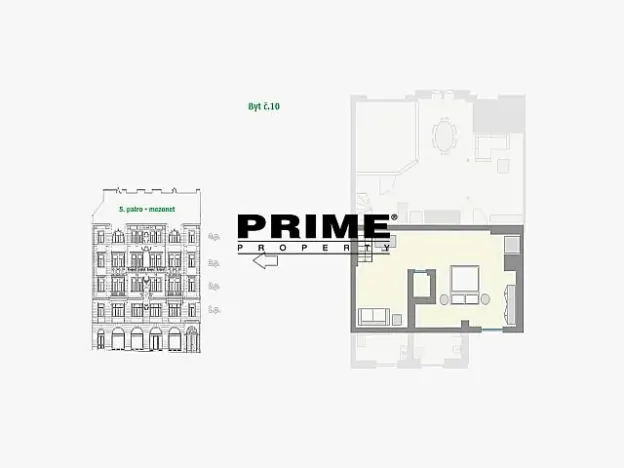 Pronájem bytu 3+kk, Praha - Nové Město, Truhlářská, 127 m2