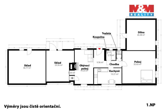 Prodej rodinného domu, Oselce - Kotouň, 112 m2