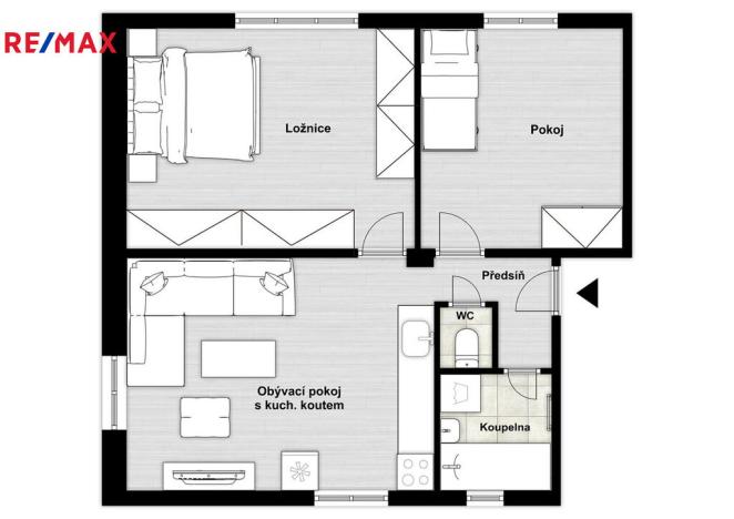 Pronájem bytu 3+kk, Ostrava - Hrabůvka, Horní, 62 m2