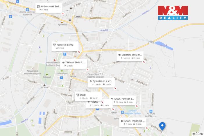 Prodej rodinného domu, Moravské Budějovice, Partyzánská, 200 m2