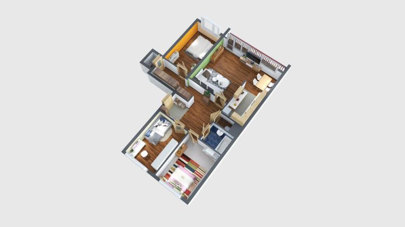 Prodej bytu 4+1, Praha - Černý Most, Anderleho, 105 m2