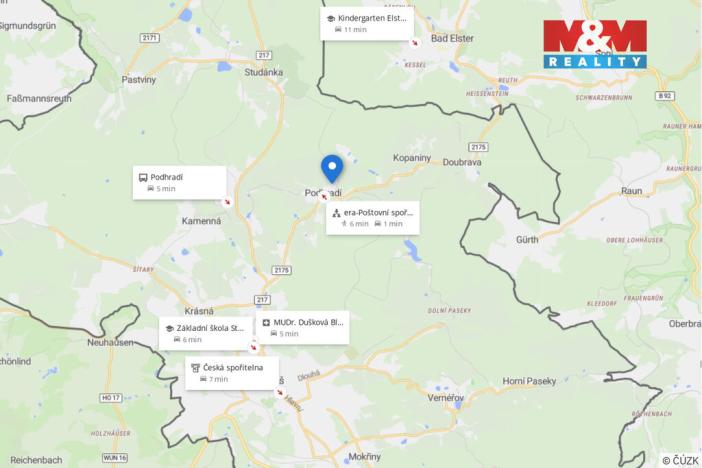 Prodej pozemku pro bydlení, Podhradí, 1091 m2