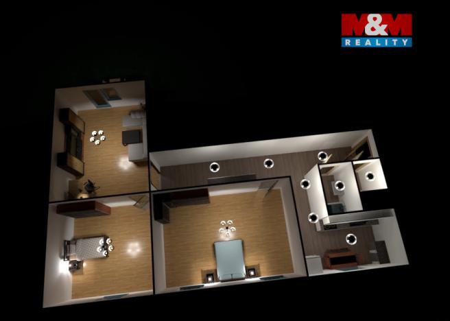 Prodej bytu 3+1, Vimperk - Vimperk II, K Rokli, 80 m2