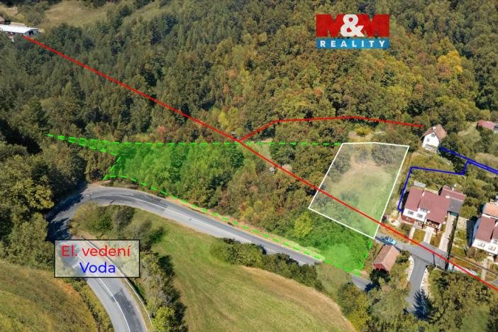 Prodej pozemku pro bydlení, Luhačovice - Kladná Žilín, 4756 m2