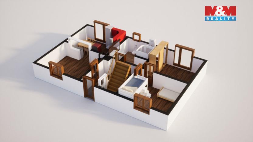 Prodej rodinného domu, Hostomice, Palackého, 150 m2