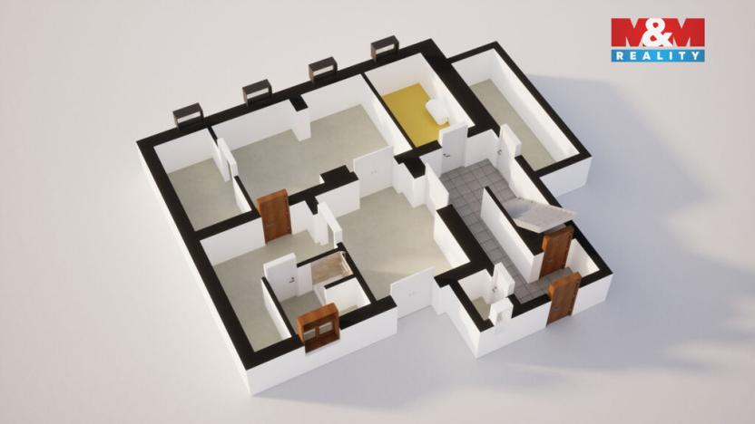 Prodej bytu 3+kk, Jablonec nad Nisou, Saskova, 63 m2