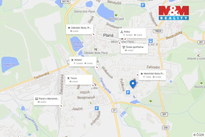 Prodej bytu 3+1, Planá, Fučíkova, 65 m2